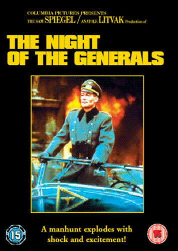 The Night Of The Generals DVD Military/War Peter O'Toole