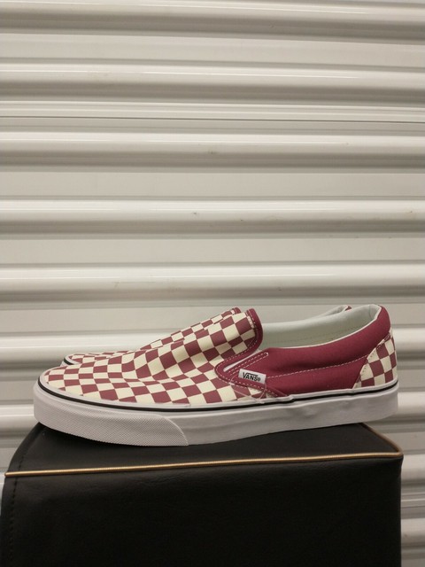 vans dry rose checkerboard