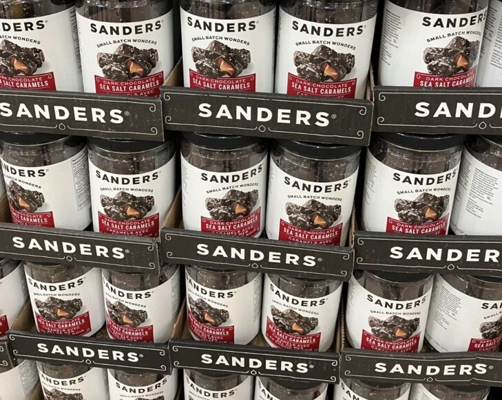 Sanders Dark Chocolate Sea Salt Caramels, 1.02 kg/ 2.25 LB, Always