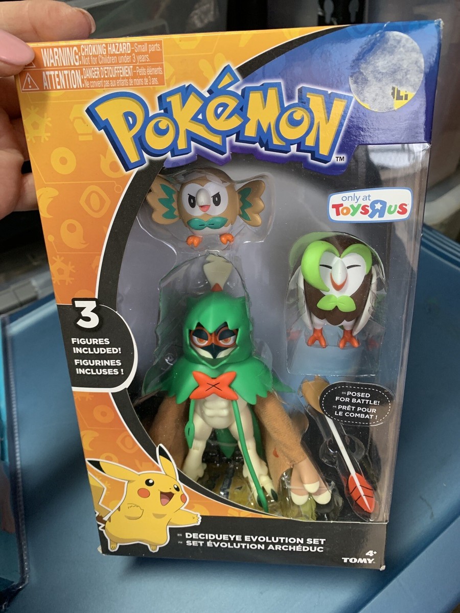 Pokemon Decidueye Evolution 3 Inch Action Figure Rowlet Toys R Us