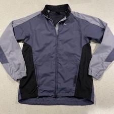 Vintage Nike Purple/Black WINDRUNNER Hooded Windbreaker Jacket Women's Medium