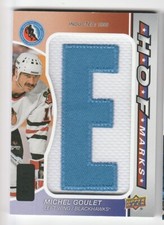 HOCKEY NHL 23/24 SPGU HALL OF FAME  PATCH MICHEL GOULET 22/35  CHICAGO #HOFM-MG