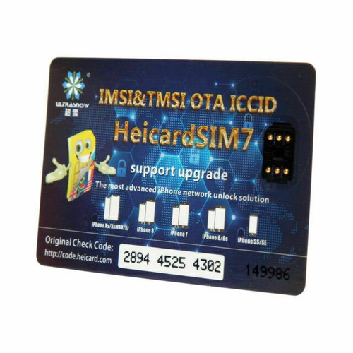 US Unlock Turbo SIM Card for iPhone X 8 7 6s 6 Plus 5s SE 5 LTE R
