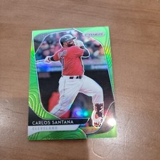 2020 Panini Prizm Tier II Lime Green Prizm /125 Carlos Santana #147