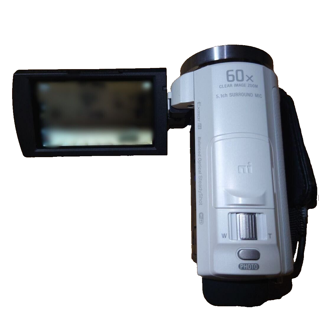 SONY HDR-PJ540 Handycam Camcorder Video Camera Compact White Good
