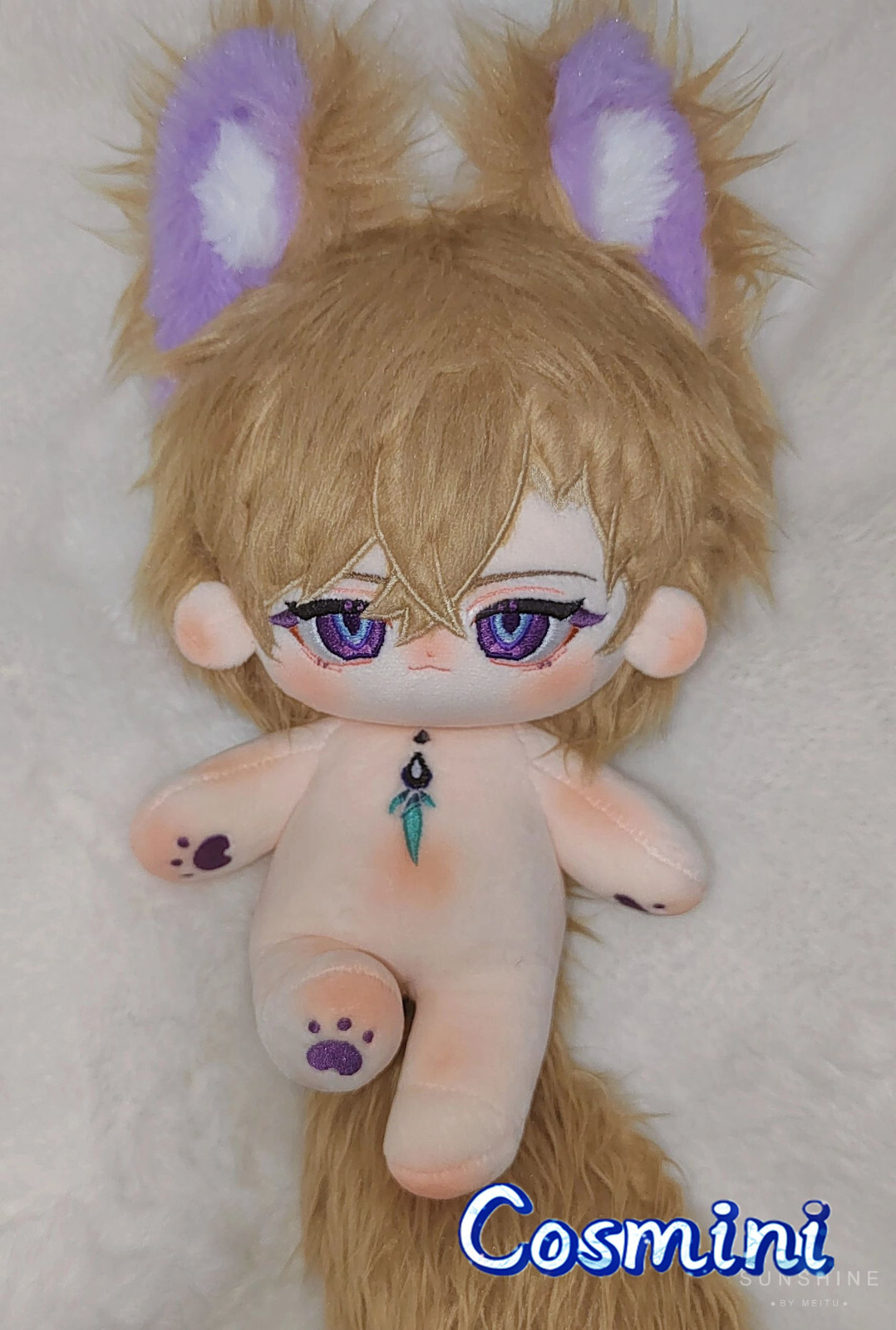 10cm Honkai:Star Rail Tingyun Fugue Plush Doll Pendant Toy Plushie Toys