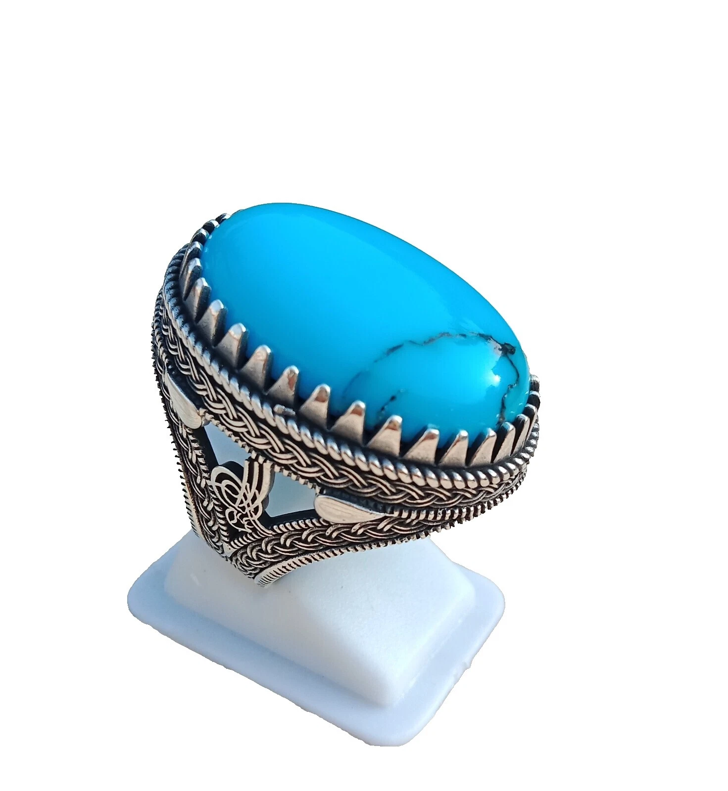 Esqueletos e Caveiras de Anéis de prata esterlina Anel Masculino 7.5