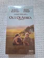 Out of Africa VHS 1988 Robert Redford/Meryl Streep NEW Sealed Free Shipping  