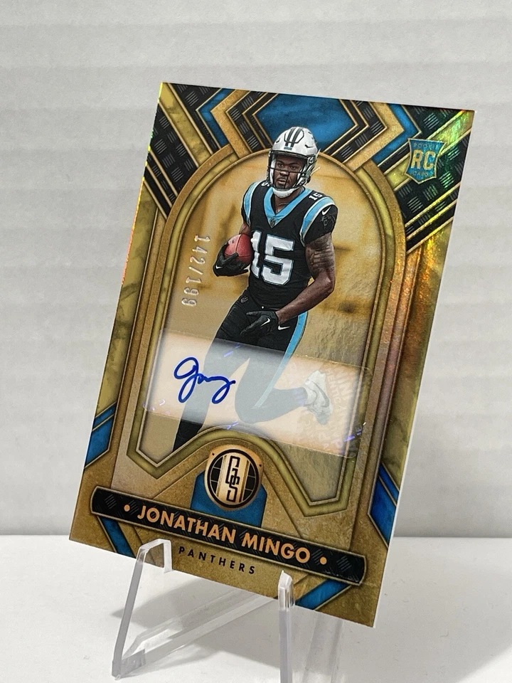 💥 JONATHAN MINGO  COWBOYS  2023 Gold Standard - Rookies Autographs #'D  /199 💥 - Image 2 of 4