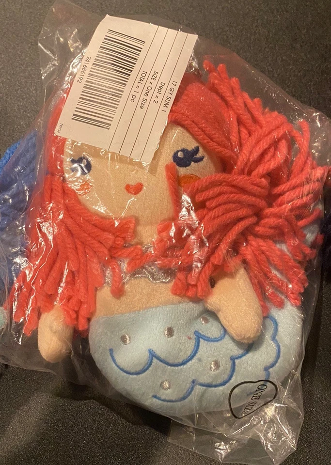 Gymboree лот из 3 русалки монета сумочки плюшевый, новый с Ярлыками и подержанный - Изображение 2 из 4