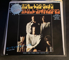 The ROLLING STONES Street Fighting Man / Honky Tonk Woman RARE Japan 7”