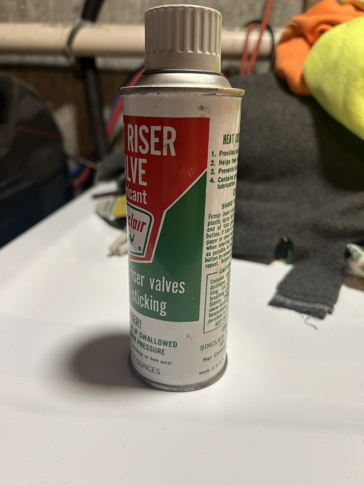 Sinclair Heat Riser Valve Lubricant Spray. Sinclair Oil Can eBay