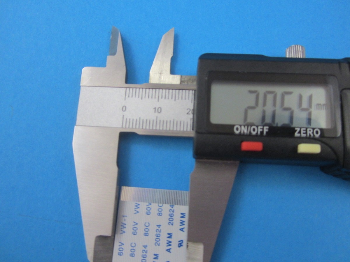 Câble Ruban Flexible 40 Pins - Pas 0.5mm, AWM 20624 80C 60V VW-1, Origine Allemagne