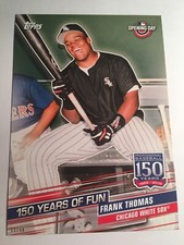2019 Topps Opening Day 150 Years of Fun Jumbo 5x7 Frank Thomas White Sox 05/49