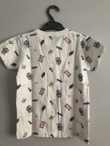 Uniqlo- Unisex Kids-Doraemon White Short Sleeve T-shirt- Size 5-6 Years BNWT - Picture 3 of 3