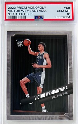 2023 Panini Monopoly Victor Wembanyama RC Rookie Card Starter Deck