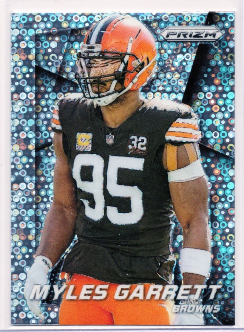 2024 Panini Prizm - Prizm Flashback Myles Garrett #8 No Huddle Prizm