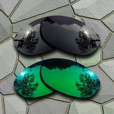 Jade Green Grey Black Lenses Replacement for-Costa Del Mar Fathom Polarized