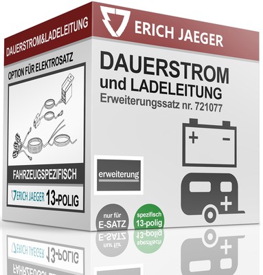 721077 OPTION DAUERSTROM und LADELEITUNG FÜR E-SATZ 13-POLIG FAHRZEUGSPEZIFISCH