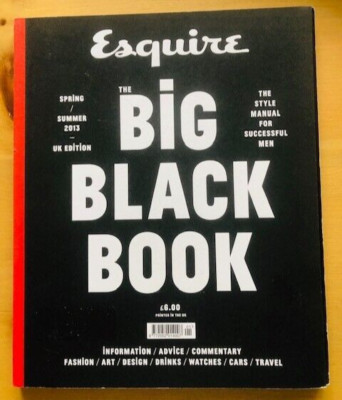ESQUIRE THE BIG BLACK BOOK SPRING/SUMMER 2013 - P/B 
