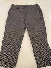Vintage Lauren Ralph Lauren Active Cropped Houndstooth Pants Cotton Blend SZ 4