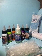 Tattoo Equipment Multi-color Ink, Stencil And Gel