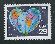 Scott #2535...29 Cent...LOVE...4 Stamps