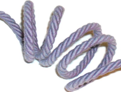 Dunkel Lila Beutel Rand Seil, 6MM Kordel,X2 Mtrs Kunst Kordel