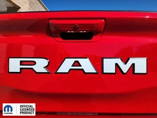 2025 1500 Ram Rebel Ram Tailgate Emblem Overlay Decal - Vinyl Stickers