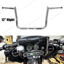 12" Meathook Ape Hanger Handlebar Chrome For Harley Street Electra Glide 1982-22