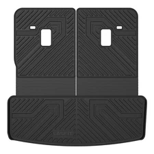 LASFIT Cargo Mat for 2017-2023 GMC Acadia Custom TPE Cargo Liner with Seatback