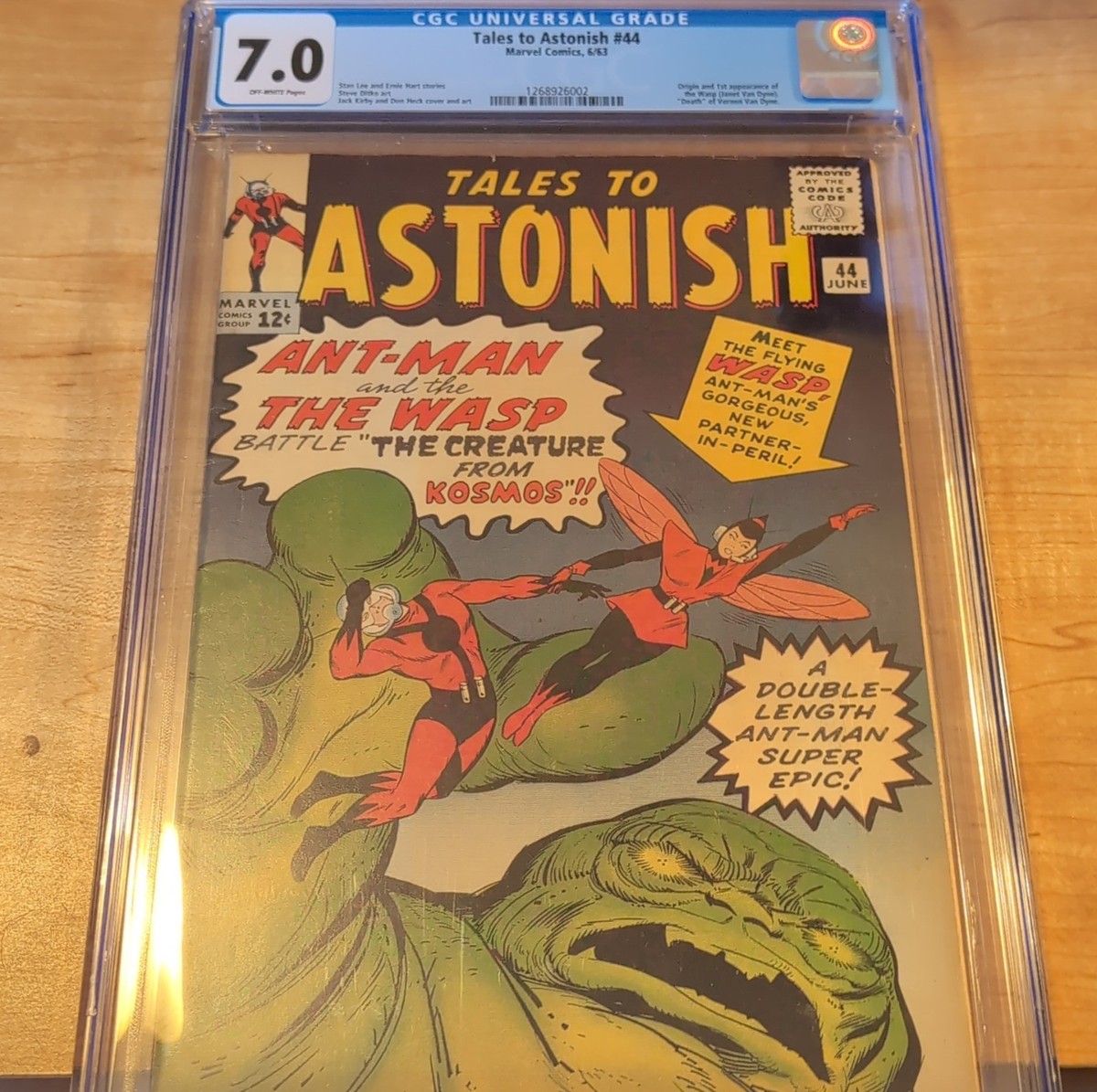 Marvel Comics Tales to Astonish #44 CGC 7.0 Silver Age 1963 1st