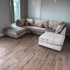 U-Shape | Bishop Corner Sofa | High Back | New Coffee | Brand New - Sales 