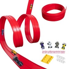 Flexible Race Track Children Toys DIY Double-track Racing Car Ramp Compatible 1/