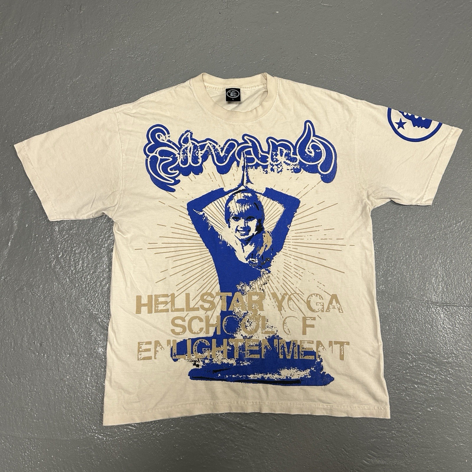 Authentic Hellstar Studios Yoga Short Sleeve Tee … - image 1