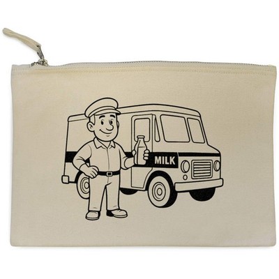 Canvas-Clutch / Zubehörkoffer ''Milkman & Delivery Truck'' (CL00048099)