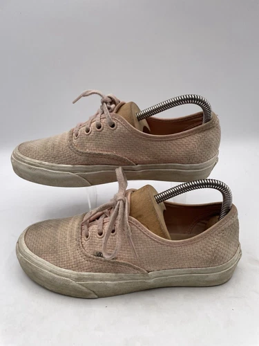 Chaussures décontractées Vans x Supreme homme pointure 4,5 rose blanc lacets confort baskets
