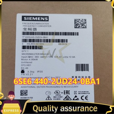 6SE6 440-2UD24-0BA1 SIEMENS MICROMASTER Frequency Converter Quality Assurance
