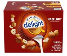 International Delight Hazelnut Coffee Creamer 192-Count Pods