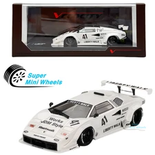 TSM-Model Velocity 1:43 Lamborghini Countach LB-WORKS White 2024 Tokyo AutoSalon