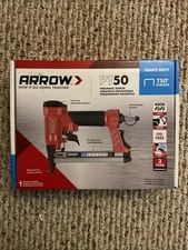 Arrow PT50 Oil-Free Pneumatic Staple Gun, Professional Heavy-Duty Stapler NEW