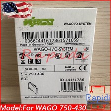 NEW IN BOX For WAGO 750-430 Analog Input PLC ...