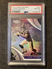 2018 Panini Certified Rookie- Gold Team #GT-LAJ Lamar Jackson RC PSA 10