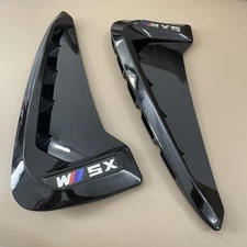 X5M Glossy Black Side Fender Vent Cover Trim For BMW F15 X5 F85 SUV 2014-2018