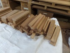 hardwood timber off cuts Sapele various sizes (20378BR) hobby pack planed