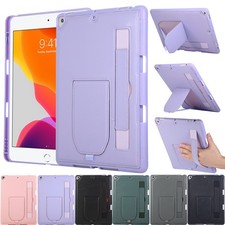 Hybrid Handle Strap Stand Case For iPad 7/8/9/10/11th Gen Air 4 5 Air 11" M2 M3