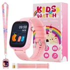 OKYUK 4G KIDS SMART WATCH 15 EXCITING GAMES TWO-WAY CALLING FEATURE - PINK