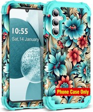 3 in 1 Case 6.6", Blue Flower