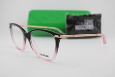 NEW LOVE MOSCHINO MOL572SAM 03H2 BLACK PINK GOLD FADE AUTHENTIC EYEGLASSES 53-17