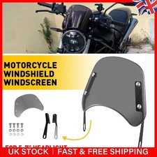Universal For 5-7'' Round Headlight Motorcycle Headlight Windshield Windscreen